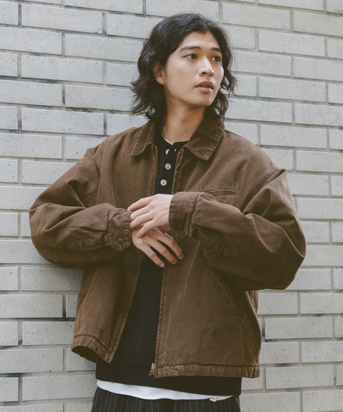 【完売品　人気】issuethings☆ブルゾン☆Free☆ダークブラウン RAGEBLUE（レイジブルー） ブルゾン アウター 「AIRTHERMAL/エア