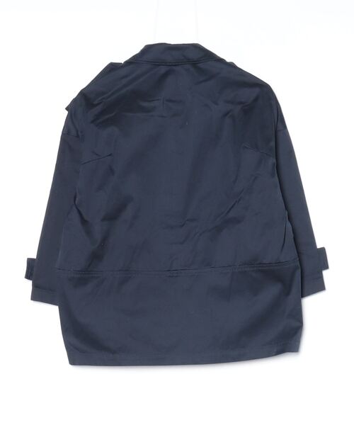 「LA MARINE FRANCAISE」 トレンチコート - ネイビー レディース_画像2