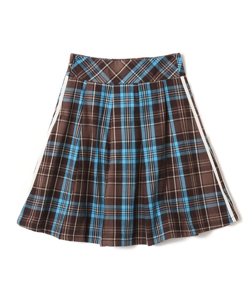 adidas ゴルフUVカット レディース チェックスカート M adidas（アディダス） スカート adidas PLEATED CHECK SKIRT
