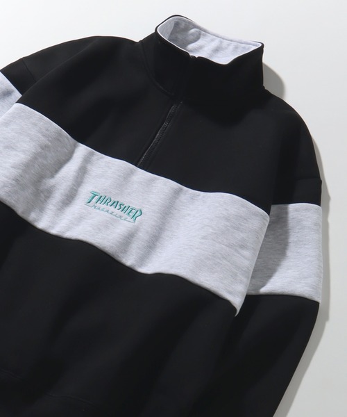 「THRASHER」 スウェットカットソー X-LARGE アッシュグレー メンズ_画像6