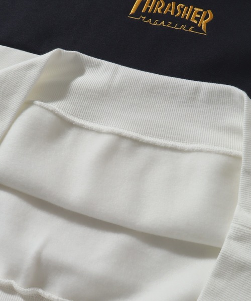 「THRASHER」 スウェットカットソー X-LARGE アッシュグレー メンズ_画像9