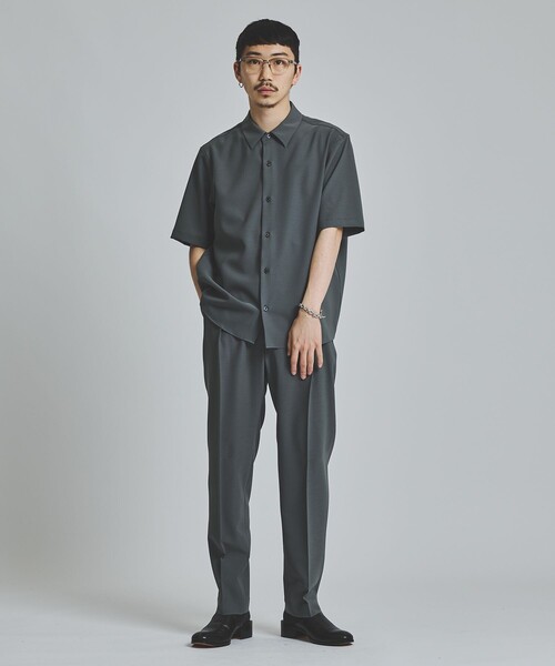 「CITY」 スラックス 3 ライトグレー メンズ_画像3