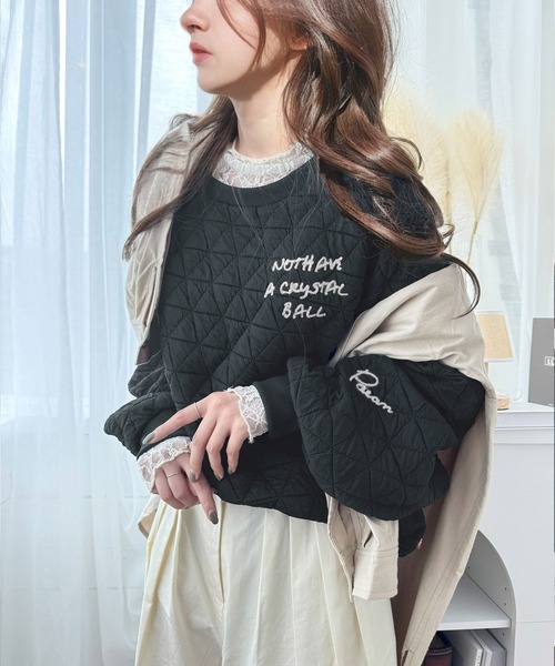 「Java」 スウェットカットソー LARGE ライトグレー レディース_画像2