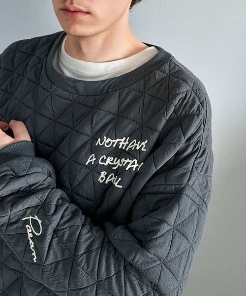 「Java」 スウェットカットソー LARGE ライトグレー レディース_画像9