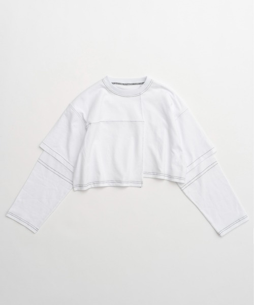 「MAISON SPECIAL」 長袖カットソー FREE ブラック レディース_画像8