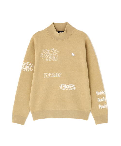 PEARLY GATES フリースハイネックセーター PEARLY GATES（パーリーゲイツ） tシャツ 「PEARLY GATES」14GダブルJQ