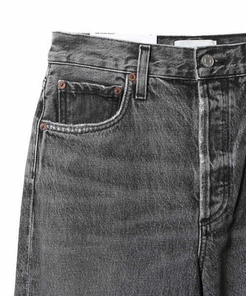 「AGOLDE」 デニムパンツ 24 チャコールグレー レディース_画像4