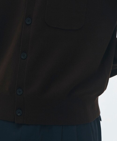 CABaN（キャバン） ニットカーディガン L ブルー メンズ : ZOZOTOWN