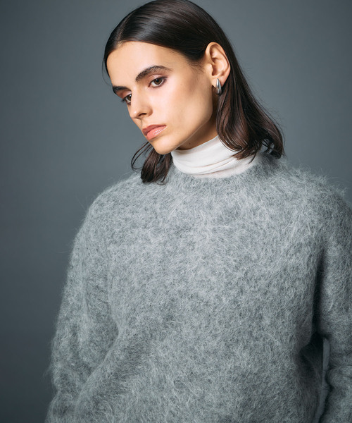 N.O.R.C ニット セーター アルパカシャギーニットプルオーバー