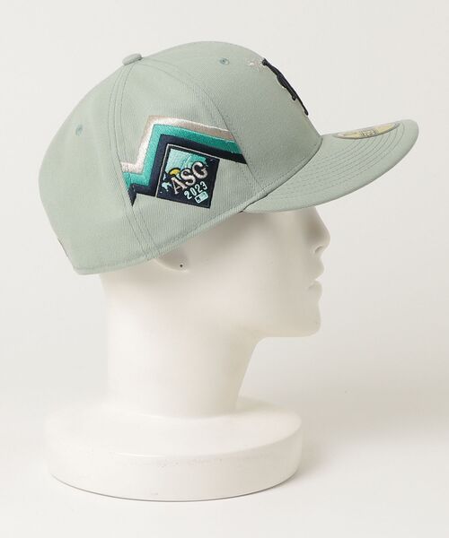 NEW ERA（ニューエラ） キャップ 7 1/2 グリーン メンズ : ZOZOTOWN