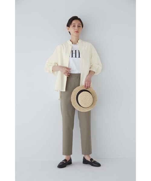 「human woman」 7分袖ブラウス MEDIUM ホワイト系その他 レディース_画像4