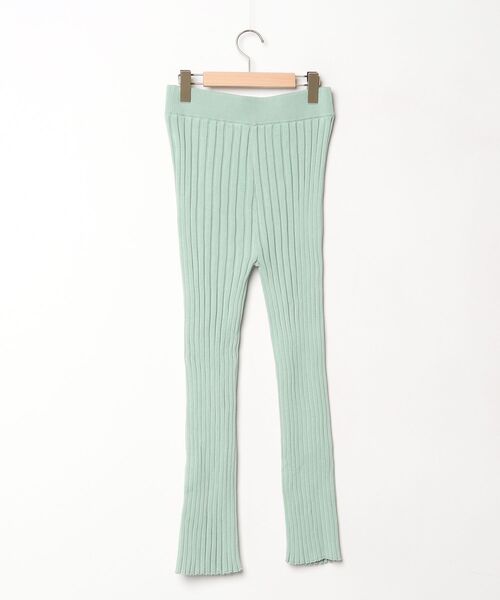 「Uhr」 イージーパンツ FREE グリーン レディース_画像2