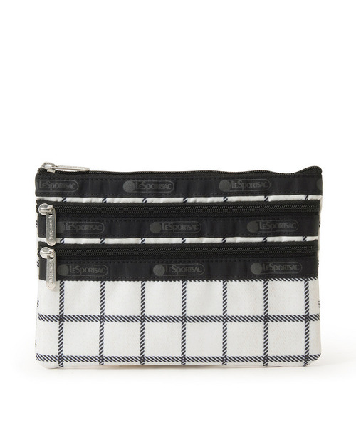 LeSportsac（レスポートサック） ポーチ 3ZIP COSMETIC モノクラス