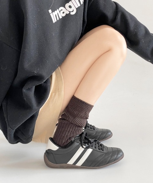 Shoes in Closet（シュークロ） スニーカー 超軽量 替え紐サテンリボン