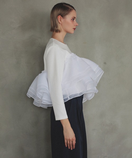 MERAKI アシンメトリーレーストップス レディース : ZOZOTOWN Yahoo!店 