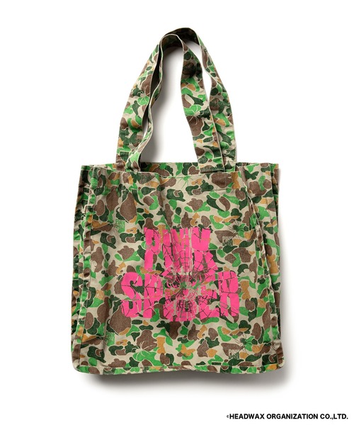 BAGSINPROGRESS トートバッグ camouflage totebag ZOZOMESSE トートバッグ hide × ZOZOTOWN CAMO TOTE BAG レディース