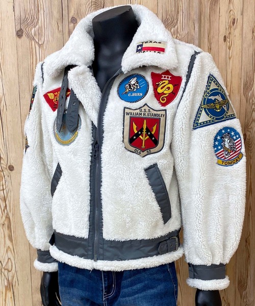 AVIREX（アヴィレックス） ライダースジャケット L オフホワイト