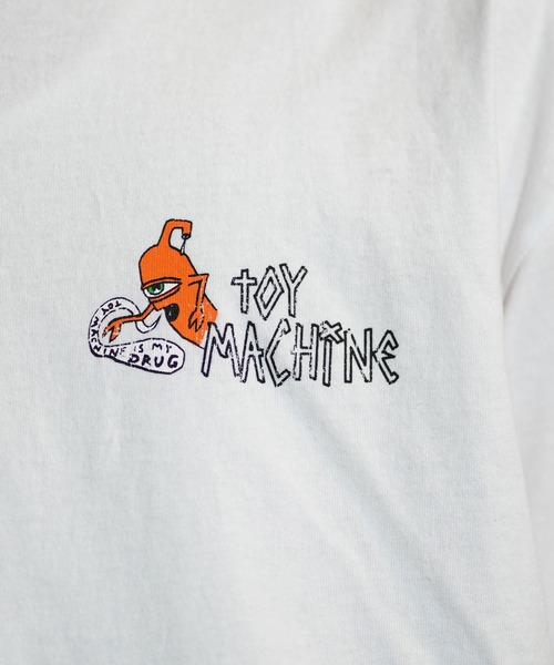 「TOY MACHINE」 長袖Tシャツ M ブラック メンズ_画像4
