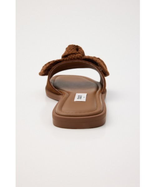「STACCATO」 フラットサンダル 22.5cm ダークブラウン レディース_画像5