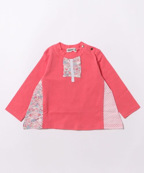 Rag Mart（ラグマート） tシャツ 脇切り替え長袖Tシャツ キッズ 子供 
