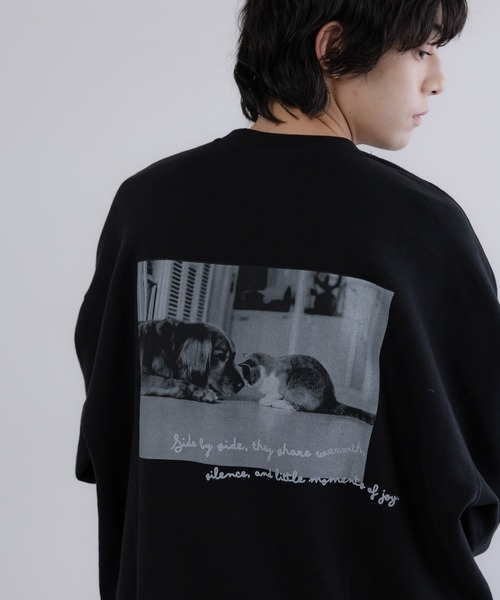 22market フォトスウェット LOWRYS FARM（ローリーズファーム） トレーナー スウェット 「LFM(U