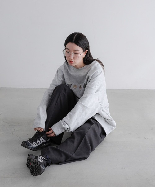 22market フォトスウェット LOWRYS FARM（ローリーズファーム） トレーナー スウェット 「LFM(U