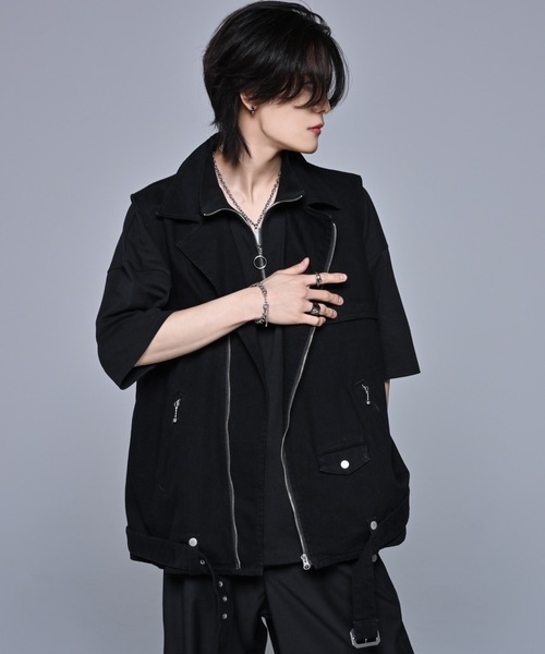 ADRER（アドラー） ベスト LARGE ブラック メンズ : ZOZOTOWN Yahoo!店 