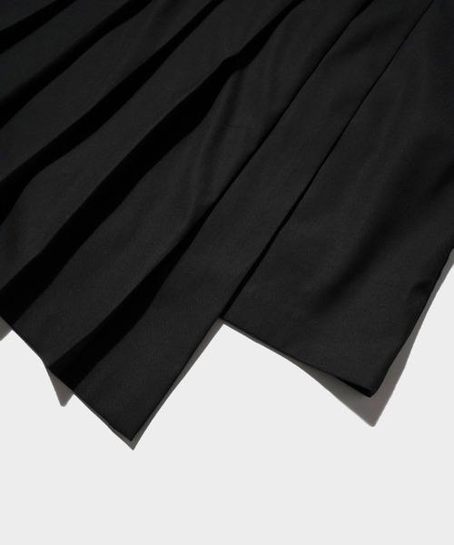 Camphor wood スカート EYELET PLEATS WRAP SKIRT / アイレット