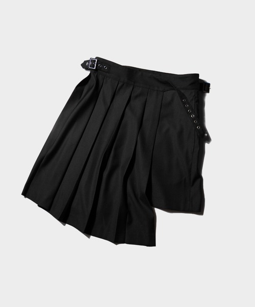 Camphor wood スカート EYELET PLEATS WRAP SKIRT / アイレット