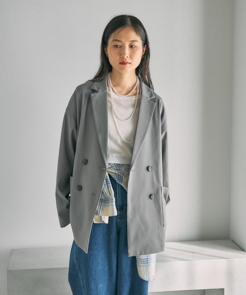 LEPSIM（レプシィム） ジャケット テーラードジャケット Wブレスト