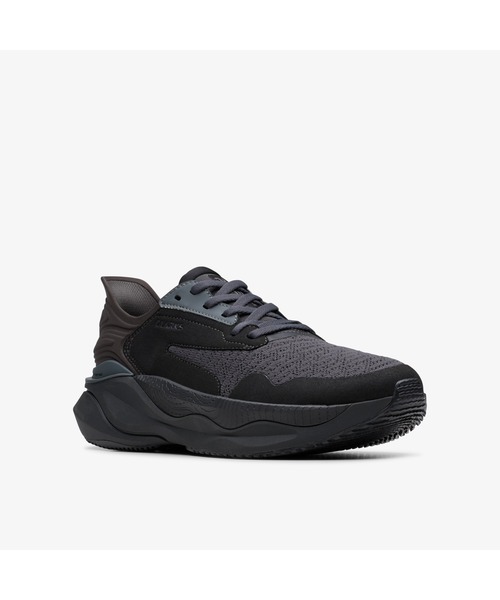Clarks クラークス メンズ スニーカー ブラック Clarks（クラークス） ウォーキングシューズ スニーカー Clarks Pace