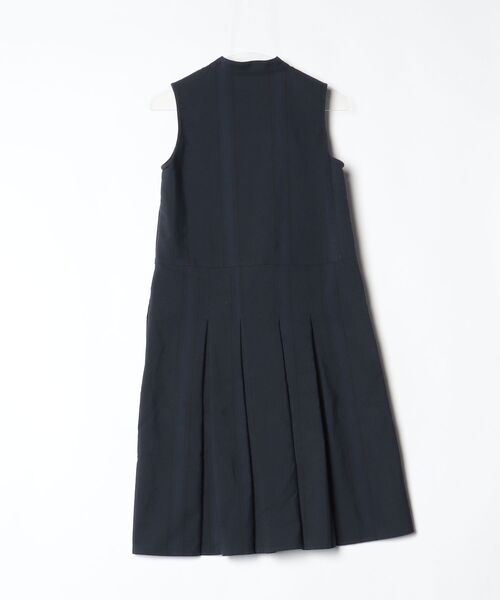「FRED PERRY」 ノースリーブワンピース 8 ネイビー レディース_画像2