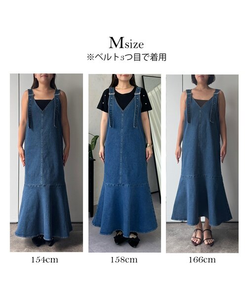 「prose verse」 ノースリーブワンピース MEDIUM ブルー レディース_画像2