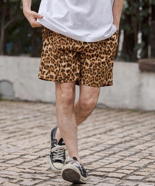 CAMBIO（カンビオ） パンツ mp14672-Leopard Switch Short Pants