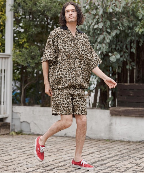 CAMBIO（カンビオ） パンツ mp14672-Leopard Switch Short Pants