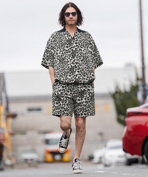 CAMBIO（カンビオ） パンツ mp14672-Leopard Switch Short Pants