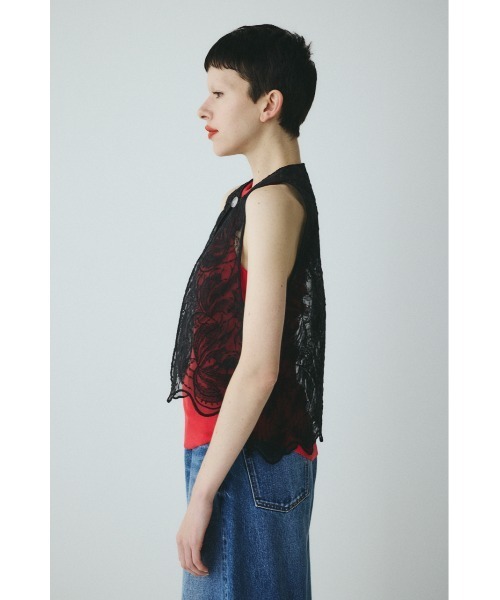 HeRIN.CYE ベスト ジレ Lace vest レースベスト レディース : ZOZOTOWN