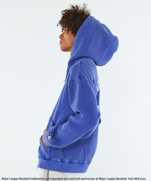 BACK TO THE FIELD パーカー 「MLB」Thermal Zip Hoodie メンズ