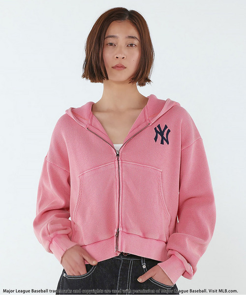 ミンク　フーディー BACK TO THE FIELD パーカー 「MLB」Thermal Zip Hoodie メンズ
