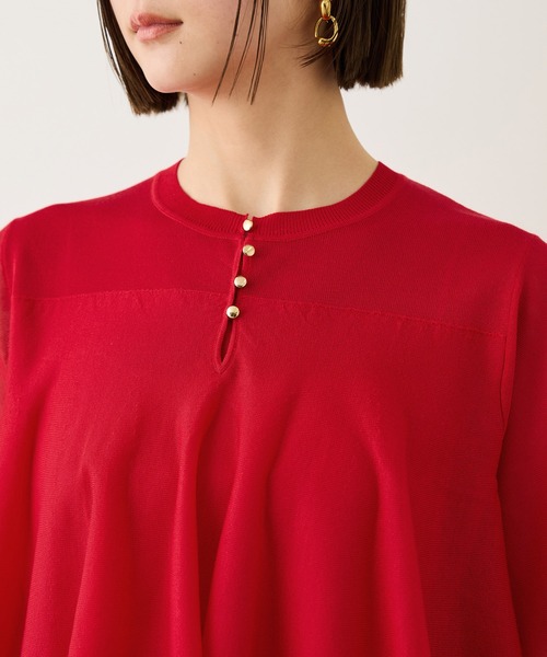 ROPE'（ロペ） tシャツ LEVITA ティアードフリルニットプルーオーバー
