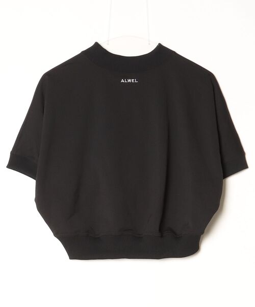 「ALWEL」 半袖カットソー - ブラック レディース_画像2
