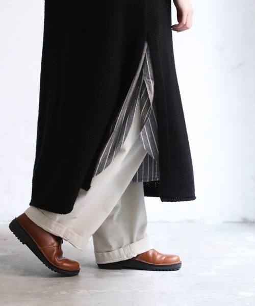 「soulberry」 半袖ニット L グレー レディース_画像3