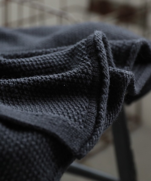 「soulberry」 半袖ニット L グレー レディース_画像9