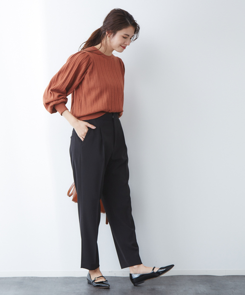 「FONCE」 パンツ 36 ブラック レディース_画像3