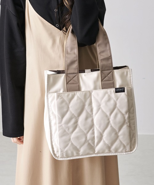 LIZDAYS（リズデイズ） トートバッグ 「撥水／高密度ナイロン」タテ型 