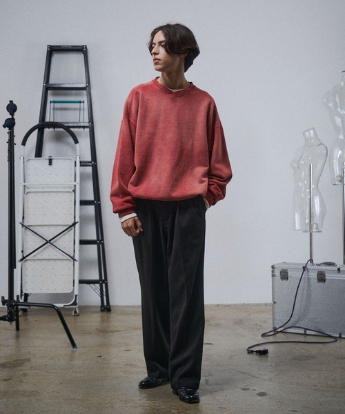 THE BOLDMAN スウェットカットソー MEDIUM チャコールグレー メンズ 