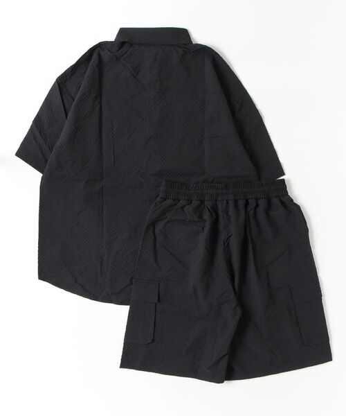 KITH シアサッカー 花柄 Tシャツ ショートパンツ セットアップ CELENA BEATS セットアップ オーバーサイズ シアサッカータッチ 半袖
