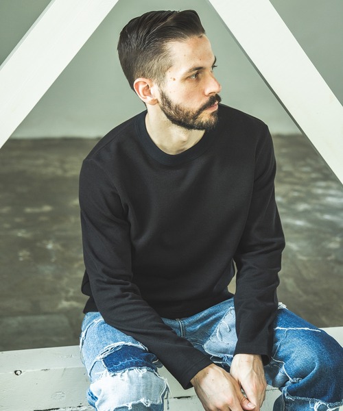 「MR.OLIVE」 長袖Tシャツ MEDIUM ホワイト メンズ_画像7