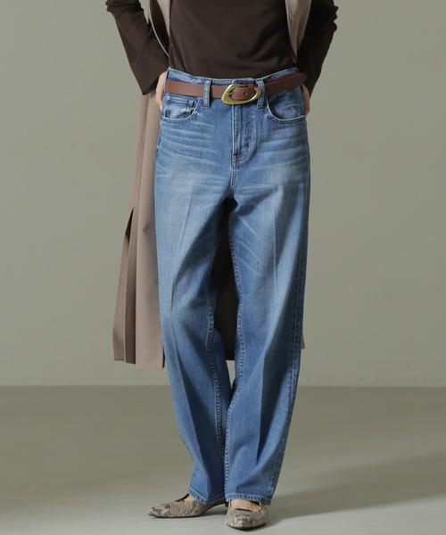 「Healthy denim」 デニムパンツ 25 ライトブルー レディース_画像4