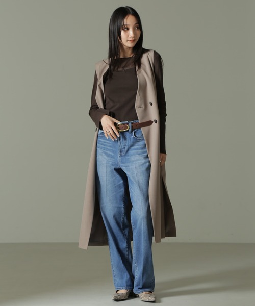 「Healthy denim」 デニムパンツ 25 ライトブルー レディース_画像7